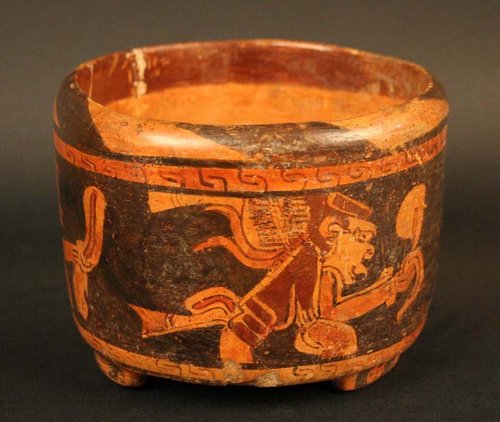 Vaso con representación pictórica
