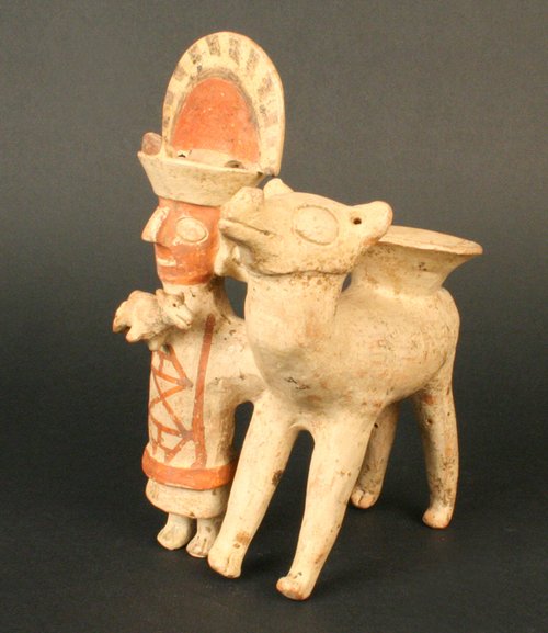 Botella escultórica: llamero