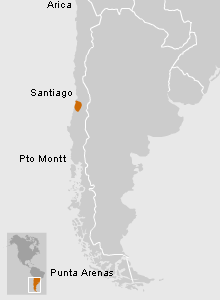 Ubicación de Llolleo