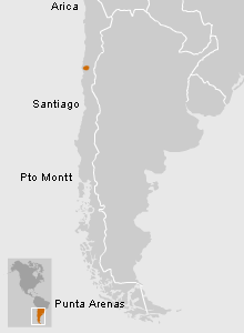 Ubicación de Cazadores Paleoindios del Norte Semiárido