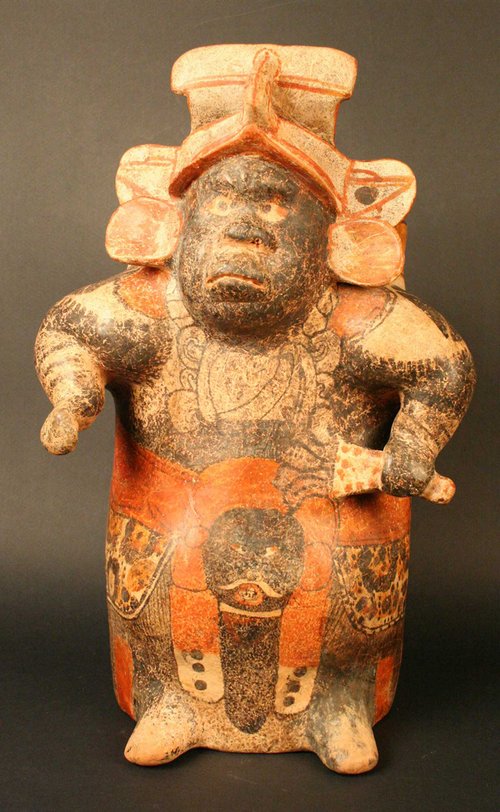 Vaso antropomorfo: enano jorobado