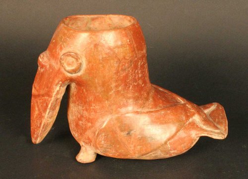 Vaso zoomorfo: ave