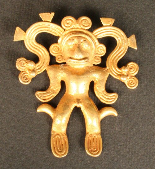 Pendiente antropomorfo