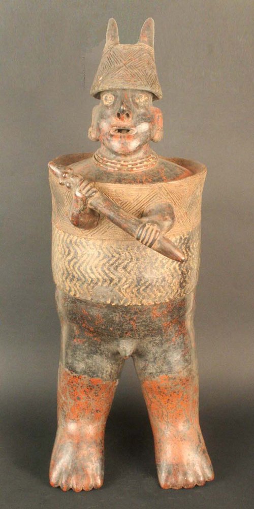 Figura antropomorfa masculina: guerrero
