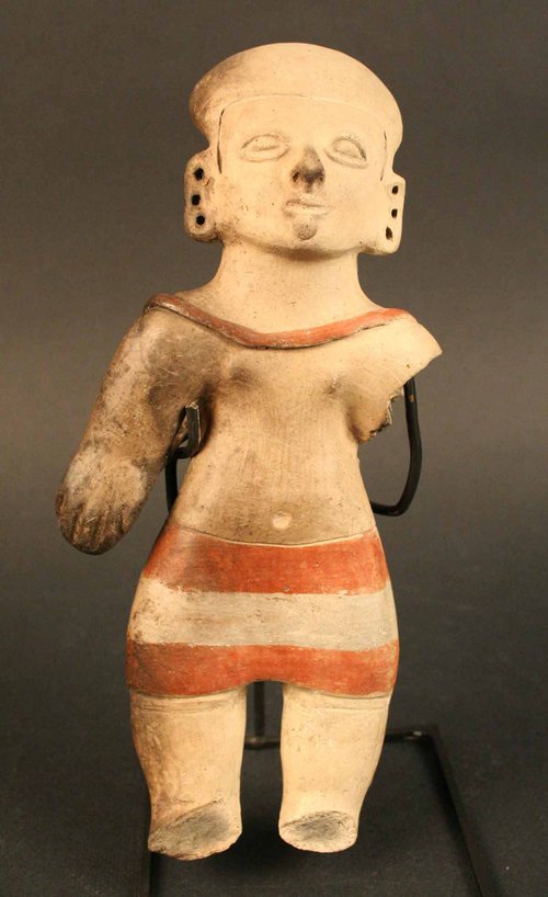 Ocarina antropomorfa femenina: mujer y niño