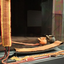 Parte del ajuar funerario de la Qhapaq Ucha de Cerro Esmeralda, Iquique.